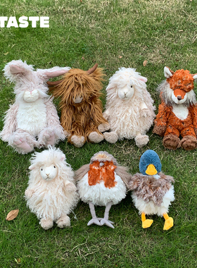 XTASTE 英国 WRENDALE  呆萌动物系列毛绒玩偶圣诞生日礼物公仔