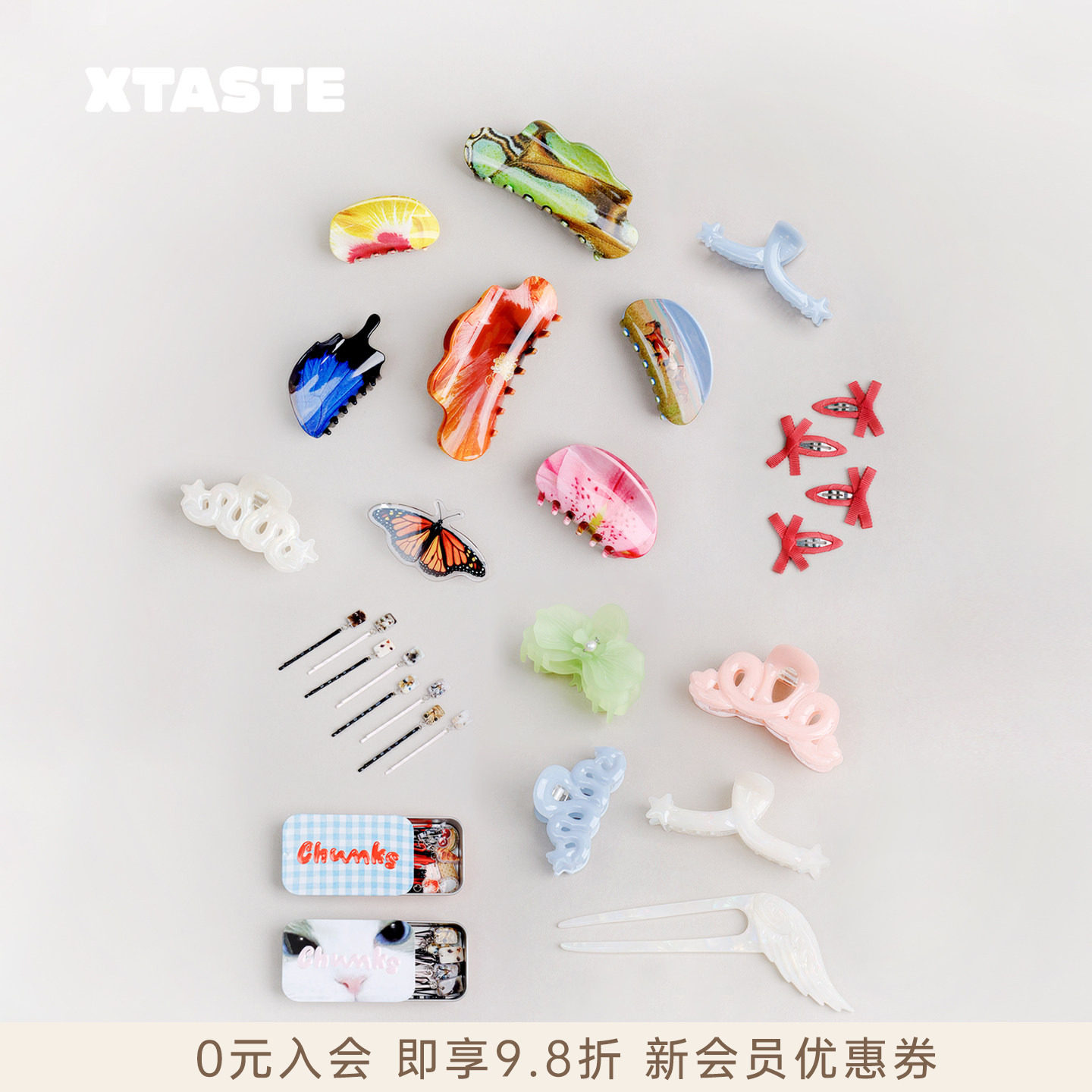 CHUNKS美国时尚发饰集合图片