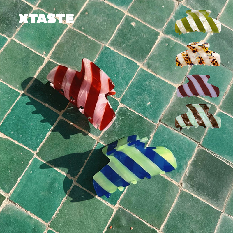 XTASTE 英国 Tortware LORA抓夹醋酸发夹可爱设计女生配饰高级感