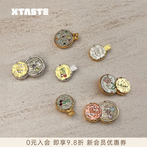 XTASTE TysGrocery 【宝石许愿单币发夹】 小众设计可爱樱桃头饰