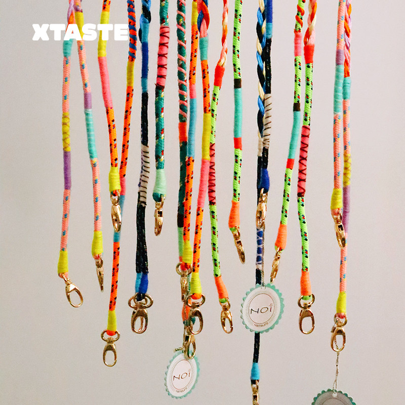 XTASTE 德国 Noi 手机链挂脖串珠设计师款原创设计小众iphone手机