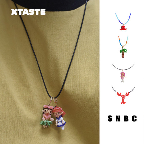XTASTE SNBC【夏威夷海滩项链系列】小众设计颈链项链配饰女