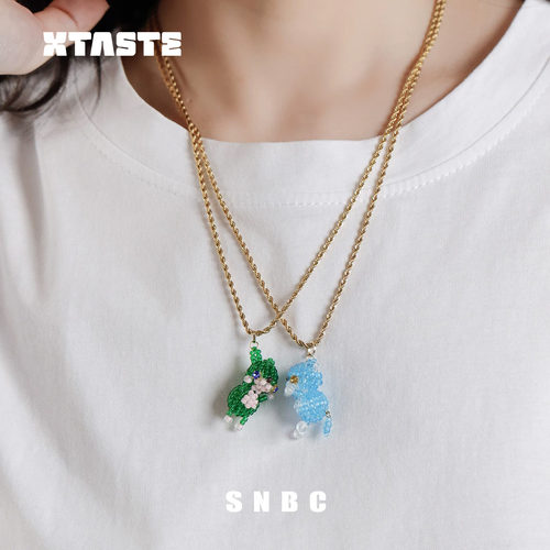 XTASTE SNBC【小狗骨头项链】小众设计项链配饰锁骨链女