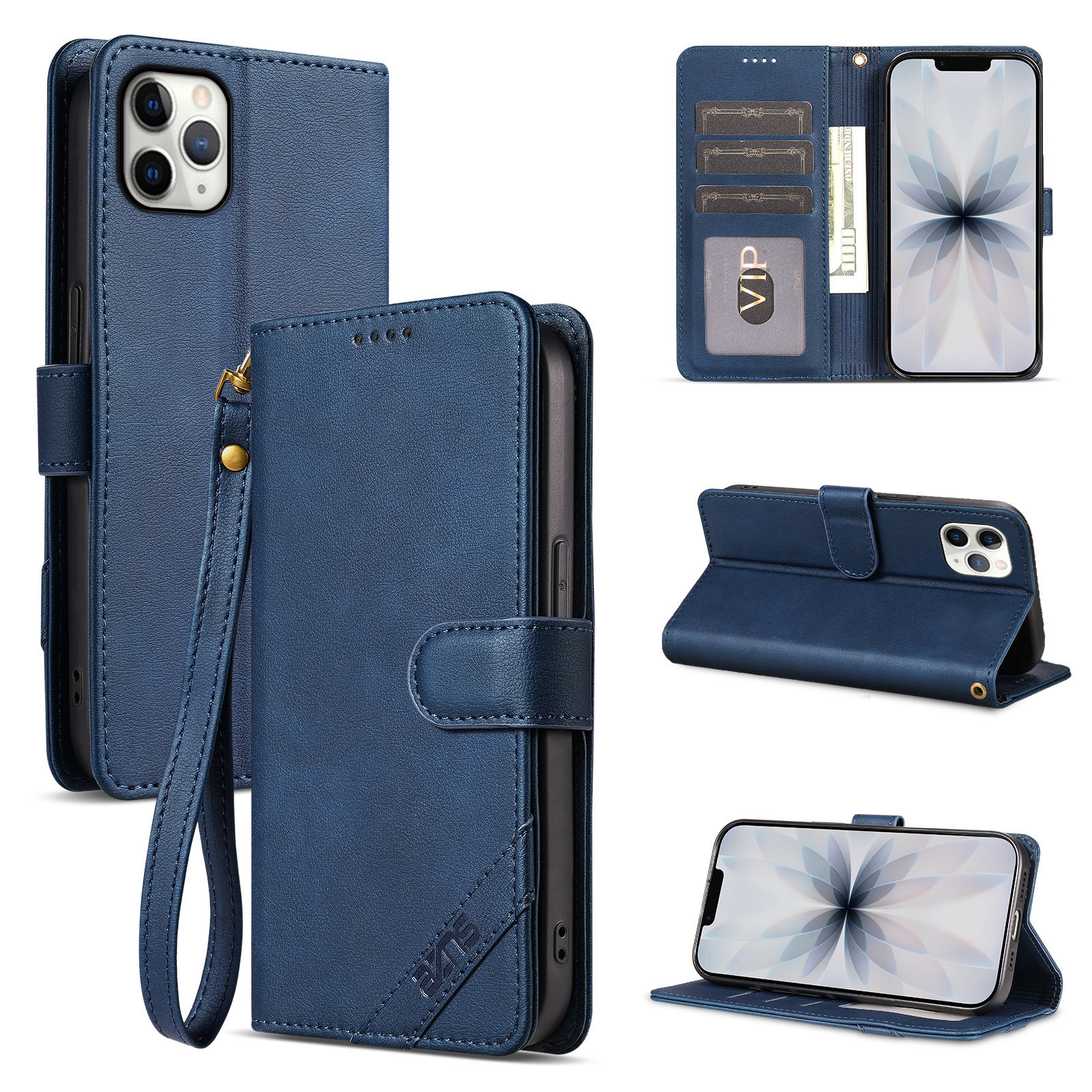 适用苹果11pro手机壳防摔苹果iphone11pro翻盖皮套插卡钱包款式全包软胶保护套男女简约皮夹高档耐用