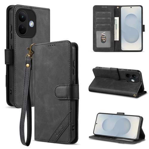 适用红米note17Pro手机壳防摔翻盖皮套插卡钱包款式全包软胶保护套男女时尚软胶简约皮夹高档耐用
