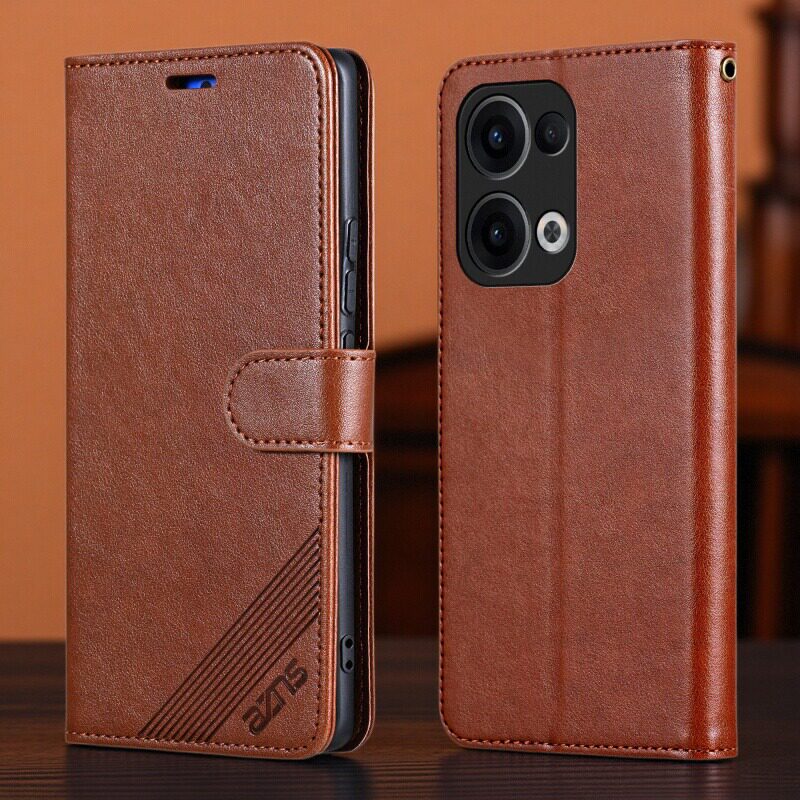 适用oppo Reno13手机壳翻盖式皮套插卡钱包款式防摔皮套保护套新款镜头全包商务男女士软胶外壳高档皮夹