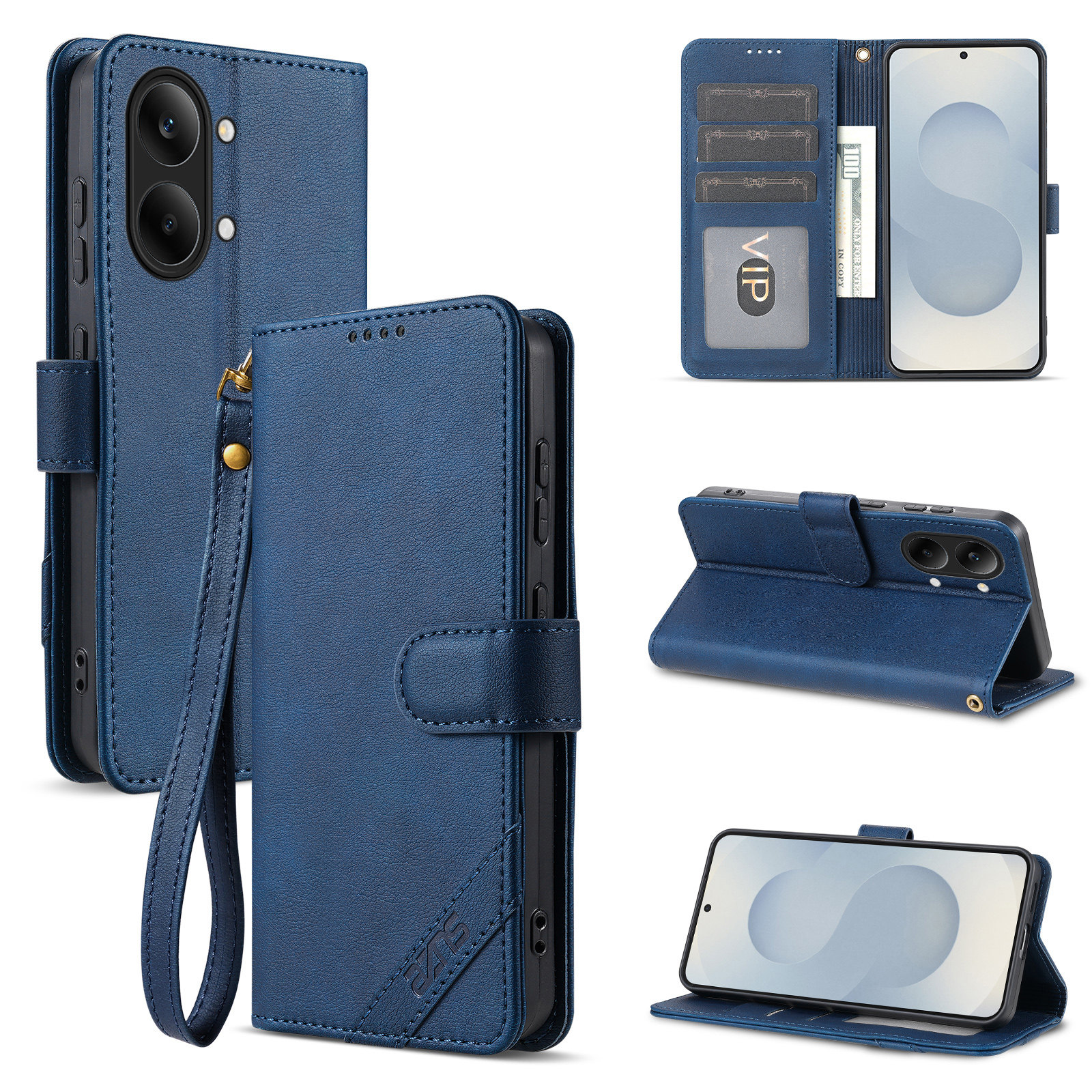 适用红米Turbo5 Max手机壳防摔翻盖皮套插卡钱包款式全包软胶保护套男女时尚软胶简约皮夹高档耐用