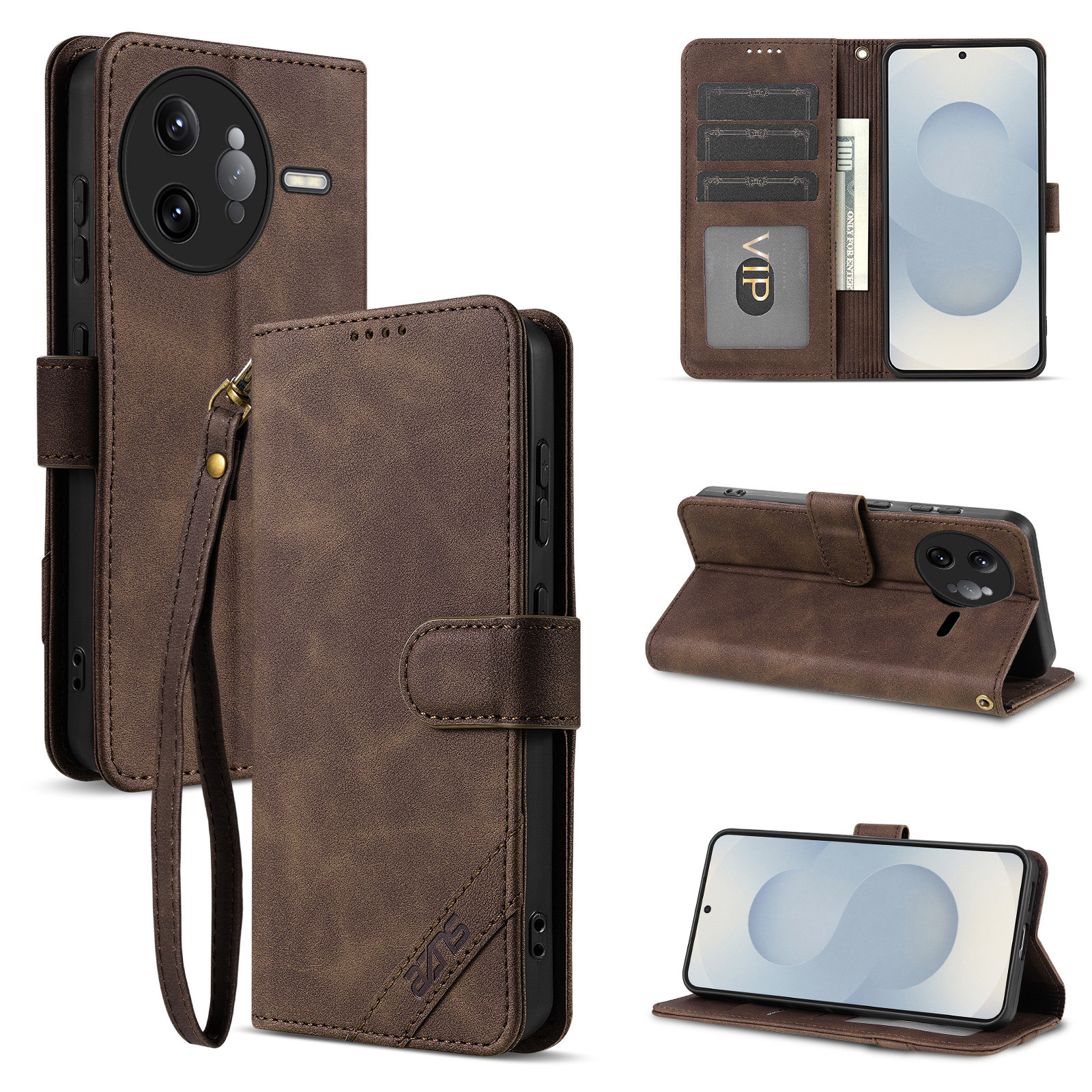 适用红米K80Pro手机壳Redmi K80Pro防摔翻盖皮套插卡钱包款式全包软胶保护套男女时尚软胶简约皮夹高档耐用