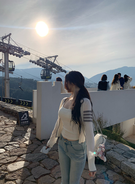 ke7en 经典t*b羊毛短针织开衫外搭早春韩系薄款气质显瘦百搭上衣