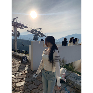 ke7en 经典t*b羊毛短针织开衫外搭早春韩系薄款气质显瘦百搭上衣