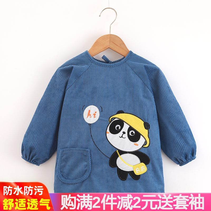 防水防脏水晶绒反穿衣秋冬季