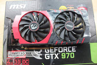 GAMING GTX970 MSI 热管 价廉物美 大口径风扇 微星