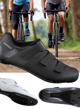 SHIMANO禧玛诺 男女款锁鞋RC102公路车竞赛RC1自锁鞋骑行鞋