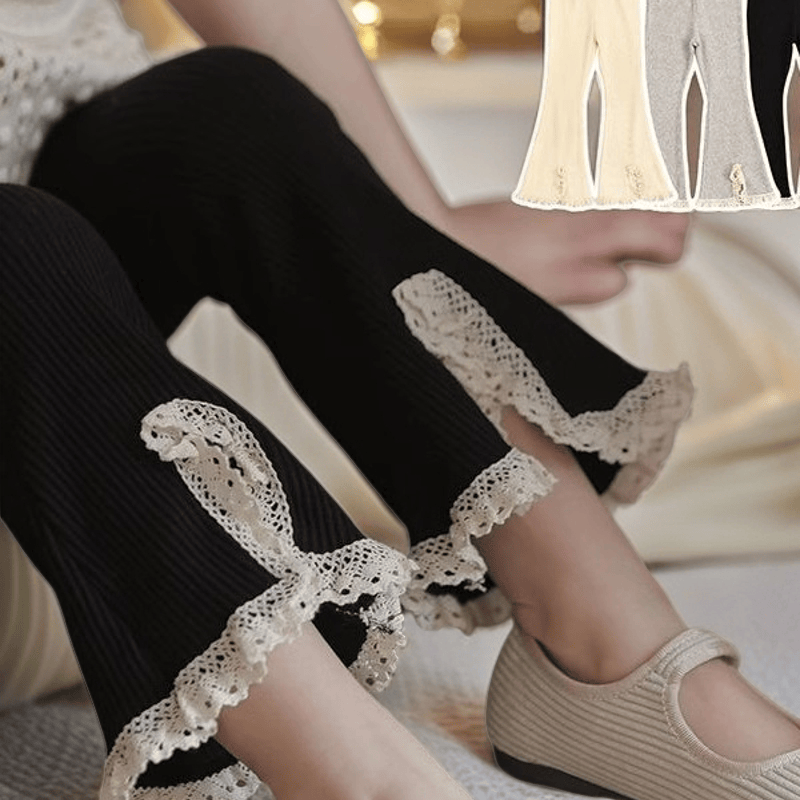 2024春秋新款女童喇叭裤