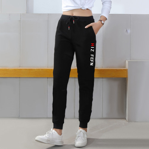 女装秋冬季纯棉薄款加绒款长裤