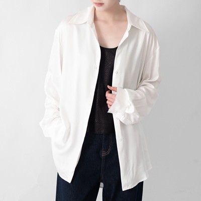 PAN环生纤兰精竹纤维宽松大版老钱风休闲衬衣防晒长袖衬衫