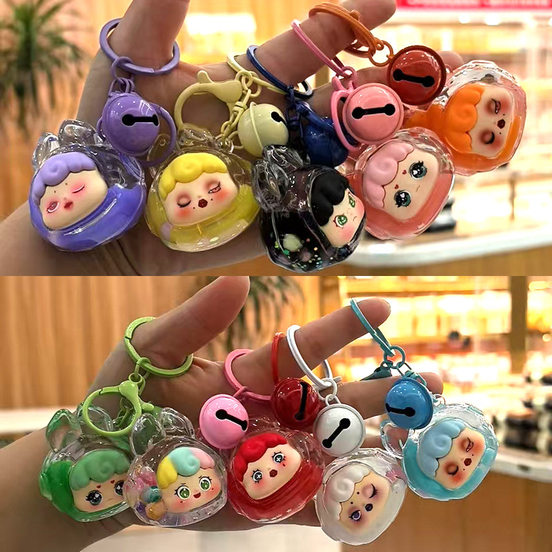 流沙布布卡通头像入油挂件