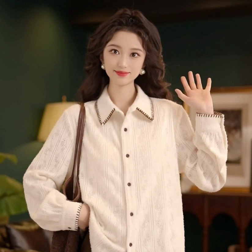 冬宜雪港风复古纯色长袖百搭打底上衣+长裤,女装/女士精品,时尚套装,淘宝优惠券,粉丝福利购,淘宝优惠卷