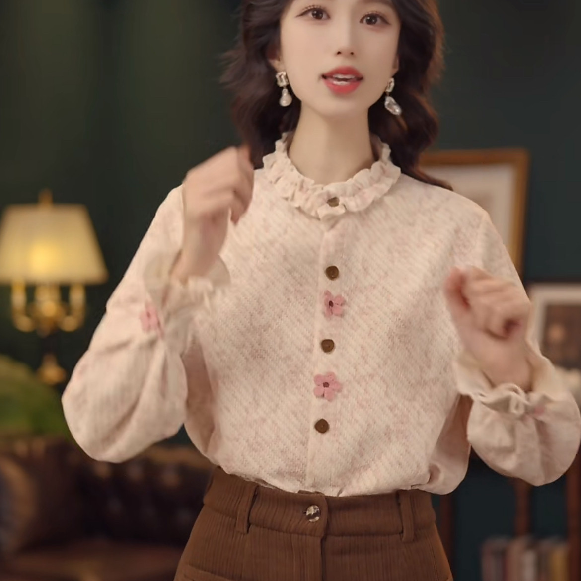 2色晴雨甘露复古港风秋冬厚款休闲百搭衬衫上,女装/女士精品,衬衫,淘宝优惠券,粉丝福利购,淘宝优惠卷