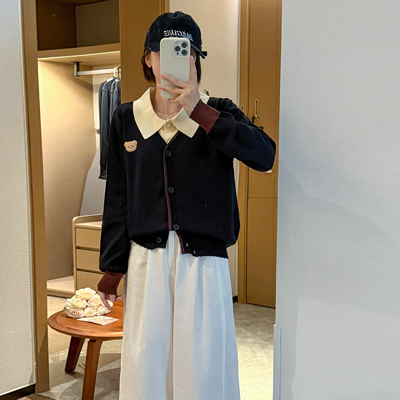 实拍大码女装秋冬新款2025翻领学院风针织衫胖mm妹妹减龄毛衣上衣,女装/女士精品,大码内搭,淘宝优惠券,粉丝福利购,淘宝优惠卷