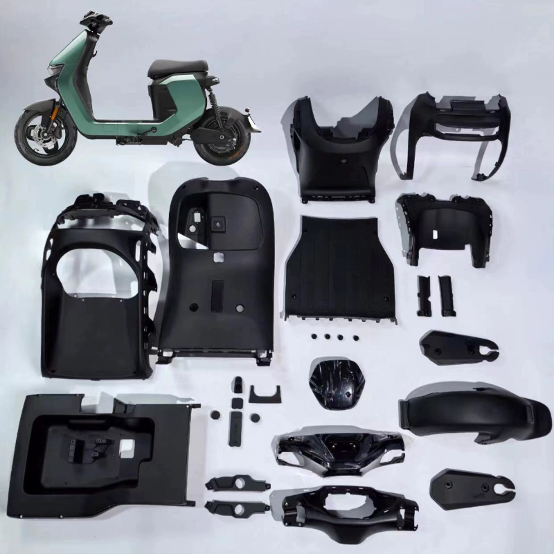 适用玖号车壳Nzmix脚踏板前内泥板后挡泥板前挡风件座桶前围板