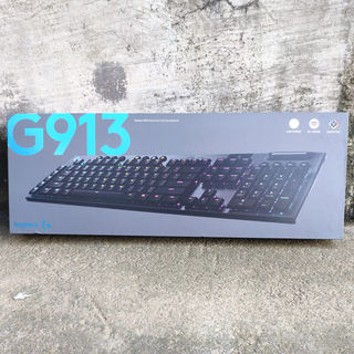 罗技G913无线G813有线电竞游戏吃鸡机械键盘RGB青/红轴G913接收器