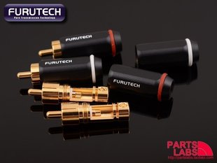 原装 FURUTECH 古河 FP126 超值版单晶铜镀金 RCA信号线莲花插头