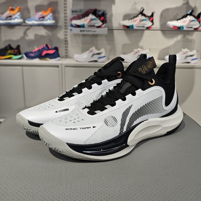 李宁男子透气低帮透气篮球鞋