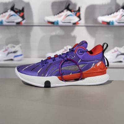 李宁男子减震透气低帮篮球鞋