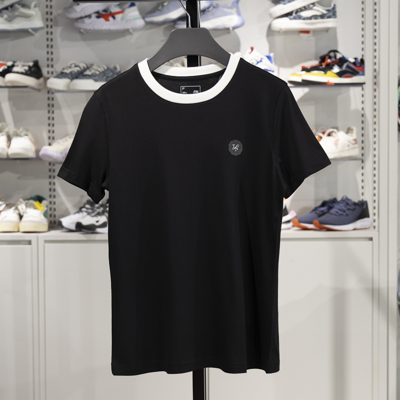 李宁短袖女子透气短袖文化衫