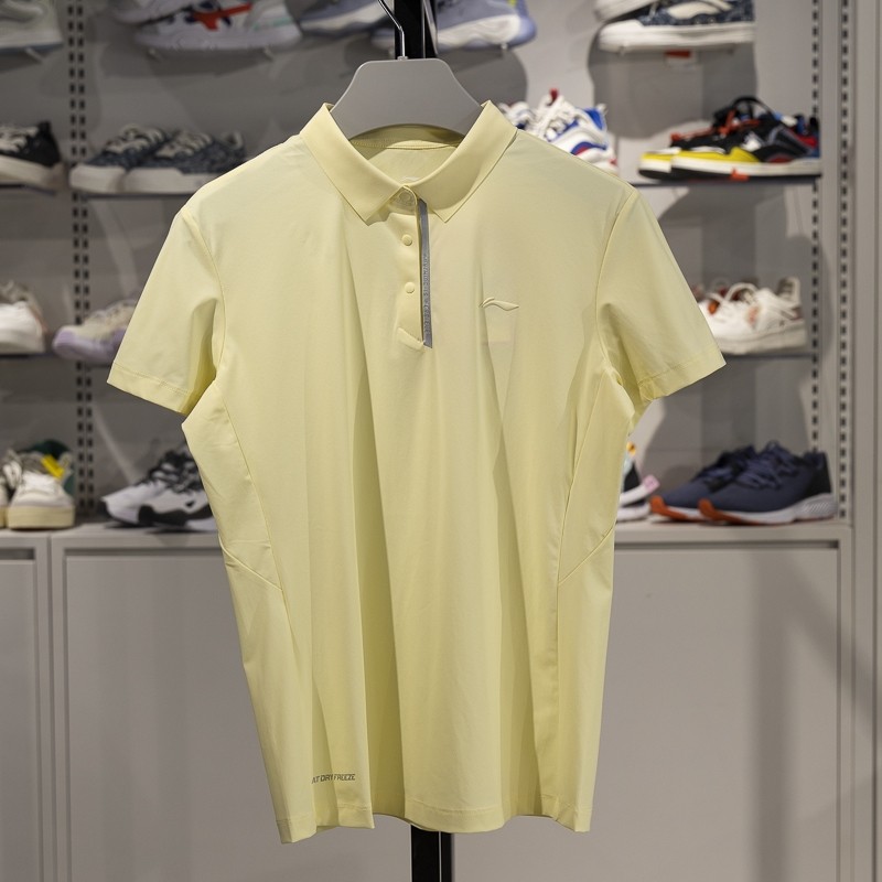 李宁短袖POLO衫女子2025夏季新款健身系列舒适凉爽运动T恤APLV264,运动服/休闲服装,运动POLO衫,淘宝优惠券,粉丝福利购,淘宝优惠卷