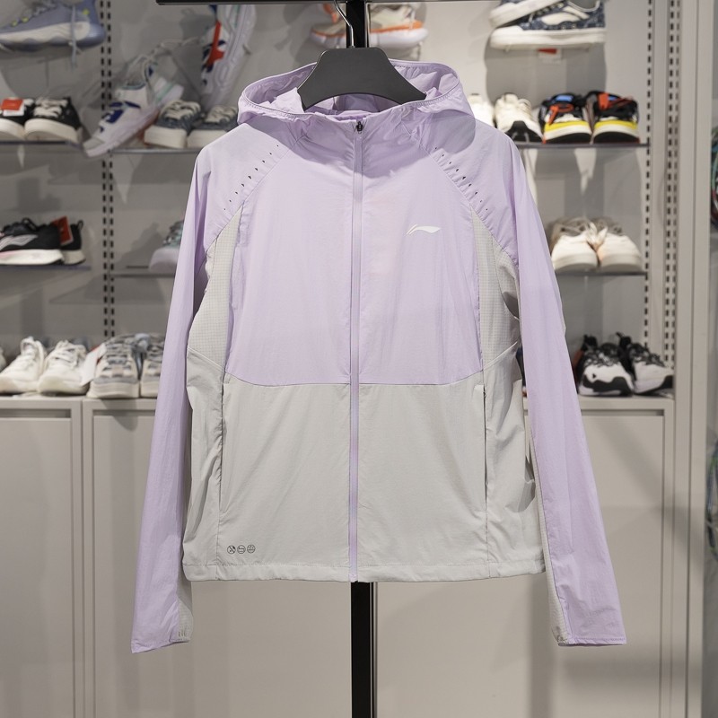 李宁运动风衣女子2025夏季新款跑步系列户外防晒衣外套AFDV248,运动服/休闲服装,运动风衣,淘宝优惠券,粉丝福利购,淘宝优惠卷