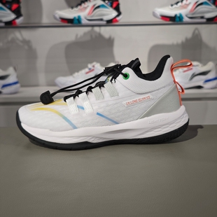李宁男童龙拳V3篮球鞋2024秋季新款儿童减震回弹运动鞋YKBU066