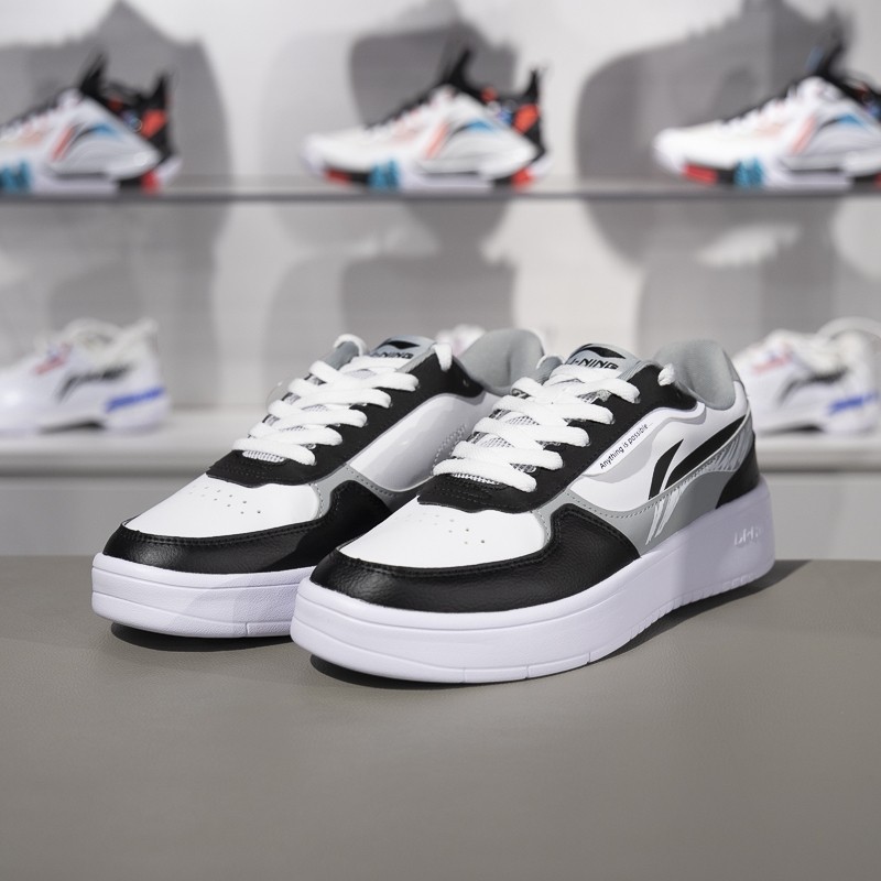 李宁板鞋2024夏季新款男子时尚潮流防滑耐磨经典休闲鞋AGCU457,运动鞋new,板鞋,淘宝优惠券,粉丝福利购,淘宝优惠卷