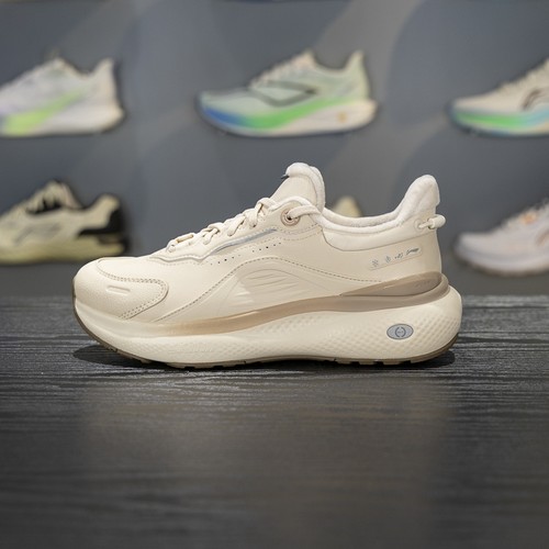 李宁保暖女子系带加绒休闲鞋