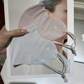 冰丝春夏无痕透气防晒口罩薄款 防紫外线户外立体面罩护眼角可水洗