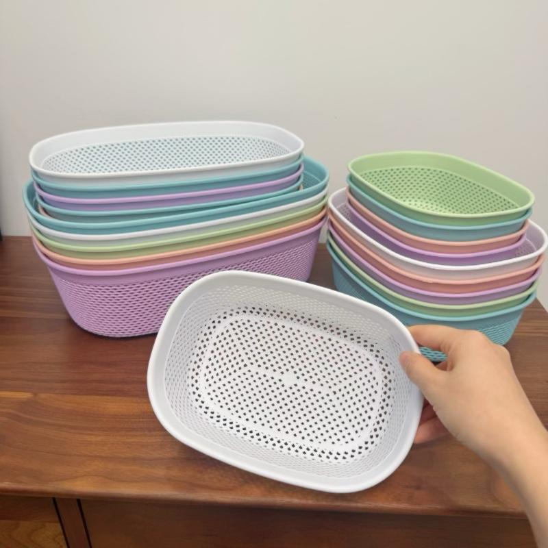 2024新款塑料镂空水果篮收纳筐