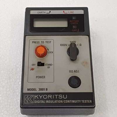 KYORITSU 3001 B DIGITAL INSULATION CONTINUITY TESTER