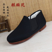 二棉鞋 牛皮底礼服呢高帮男棉鞋 秋冬保暖羊毛毡加绒防滑老北京布鞋