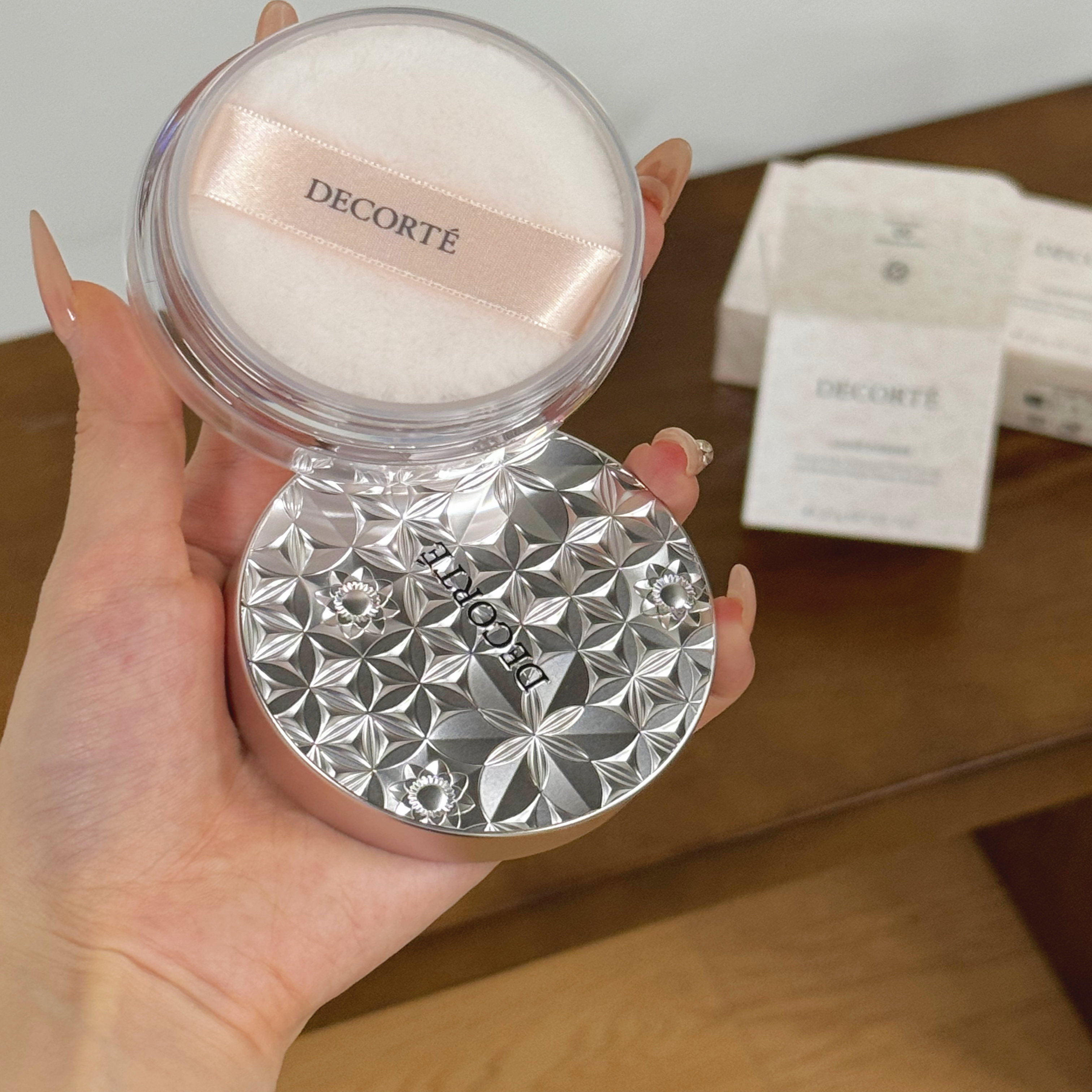 黛珂散粉心悦荣光丝Decorte定妆蜜粉毛孔保湿00号101号柔焦持久