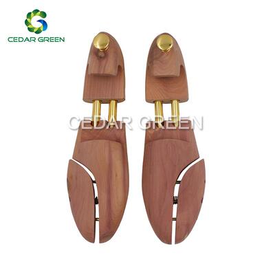 鞋除味鞋撑雪松木实木鞋撑可调节