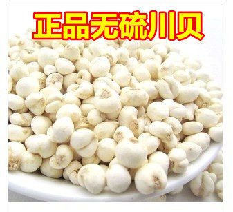 中药材正品无硫川贝川贝母松贝免费磨粉50克批包邮发