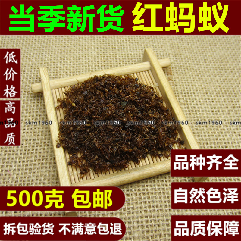 红蚂蚁 东北红蚂蚁 长白山蚂蚁干 泡酒蚂蚁500克g包邮