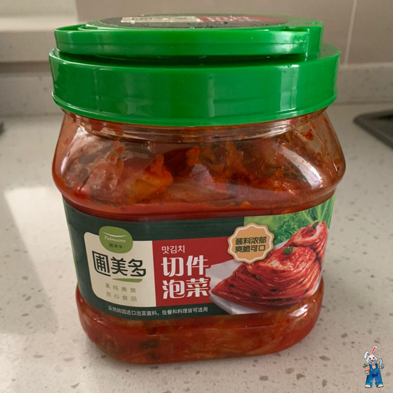 圃多美泡菜圃美多泡菜韩式酸甜微辣切件泡菜萝卜块腌菜辣白菜即食