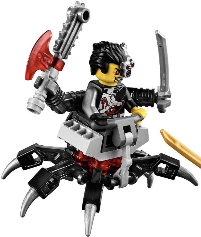 乐高 lego 幻影忍者 70722 njo088 机器博格 杀肉 净机器人