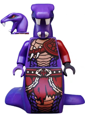 乐高 lego 幻影忍者 人仔 njo127 紫蛇怪 狂蟒派 70749 独占