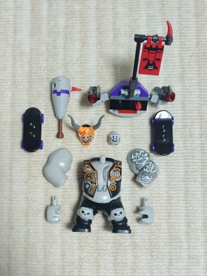 乐高 lego 幻影忍者 人仔 njo402 基洛 配件 70642 独占 全新拆出