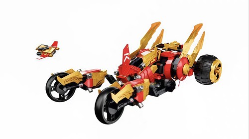 乐高 lego 幻影忍者 71773 凯的黄金神龙突击战车 杀肉 净战车