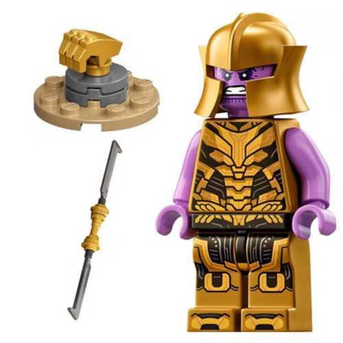 乐高 lego 超级英雄 sh773 灭霸 76237 独占 全配 含拳套 武器