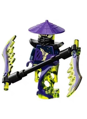 乐高 lego 幻影忍者 人仔 njo646 镰刀大师 71738 全新 含武器